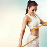 Düz bir karın için düşük kalorili sağlıklı diyet besinler